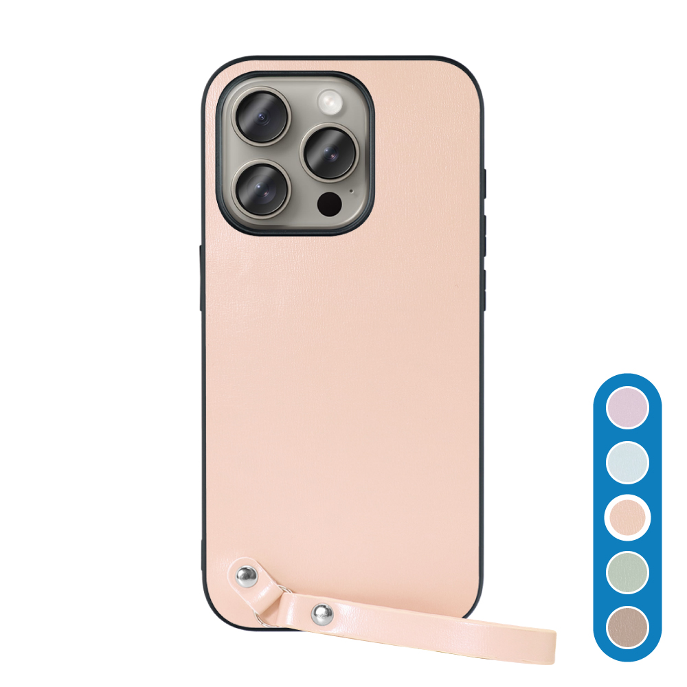 [ LOOF MACARON-SHELL ] iPhone 15 Pro iPhone15 Pro アイフォン15 プロ iPhone 15 Pro 15Pro アイフォン 15 スマホケース 背面 ケース カバー ハードケース ストラップ付き 本革 ストラップホール [ iPhone 15 Pro ]