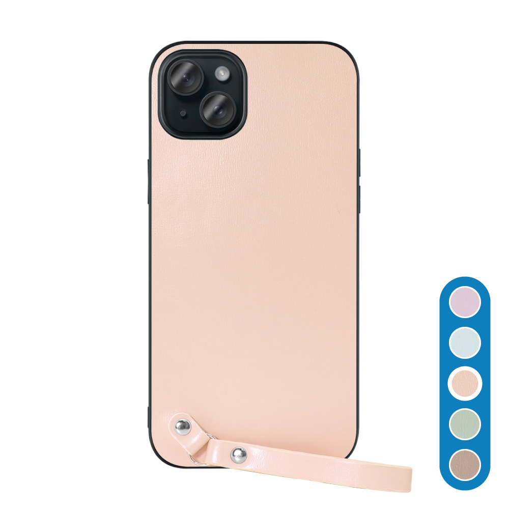 [ LOOF MACARON-SHELL ] iPhone 15 Plus iPhone15 Plus アイフォン15 プラス iPhone 15 Plus 15Plus アイフォン 15 スマホケース 背面 ケース カバー ハードケース ストラップ付き 本革 ストラップホール [ iPhone 15 Plus ]