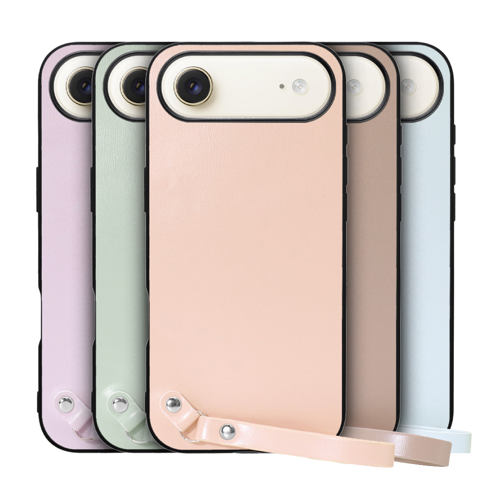[ LOOF MACARON-SHELL ] iPhone Air iPhone Air アイフォン エア iPhoneAir スマホケース 背面 ケース カバー ハードケース ストラップ付き 本革 ストラップホール [ iPhone Air 用 ]