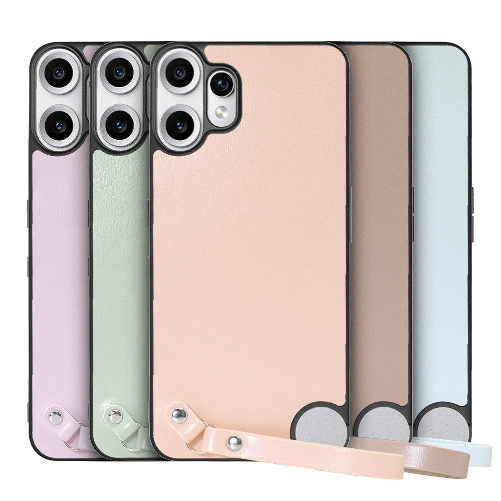 [ LOOF MACARON-SHELL ] CMF Phone 2 Pro Nothing  スマホケース 背面 ケース カバー ハードケース ストラップ付き 本革 ストラップホール [ CMF Phone 2 Pro ]