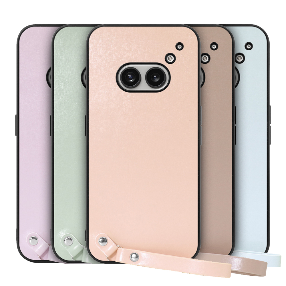 [ LOOF MACARON-SHELL ] Nothing Phone (2a)  スマホケース 背面 ケース カバー ハードケース ストラップ付き 本革 ストラップホール [ Nothing Phone (2a) ]