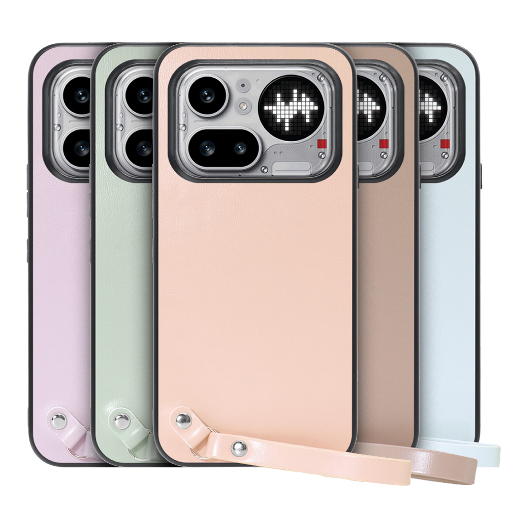[ LOOF MACARON-SHELL ] Nothing Phone (4a) Pro A069P スマホケース 背面 ケース カバー ハードケース ストラップ付き 本革 ストラップホール [ Nothing Phone (4a) Pro ]