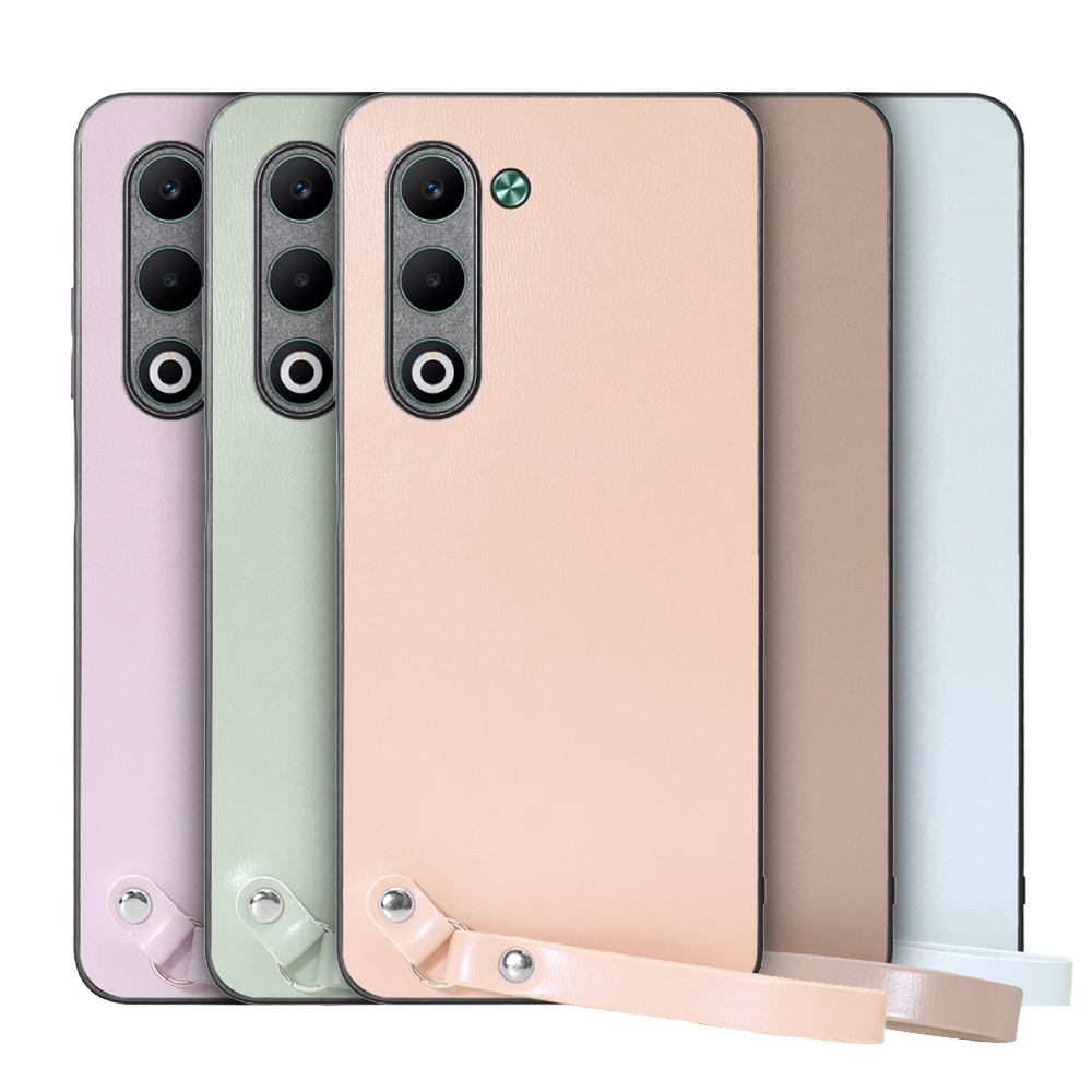[ LOOF MACARON-SHELL ] OPPO A5 5G オッポ CPH2735 スマホケース 背面 ケース カバー ハードケース ストラップ付き 本革 ストラップホール [ OPPO A5 5G ]