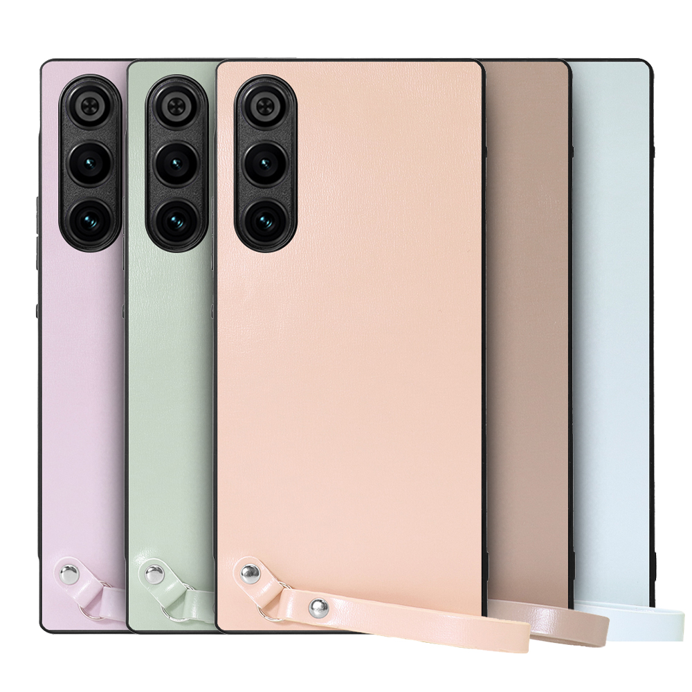 [ LOOF MACARON-SHELL ] REDMAGIC 10 Air nubia スマホケース 背面 ケース カバー ハードケース ストラップ付き 本革 ストラップホール [ REDMAGIC 10 Air ]