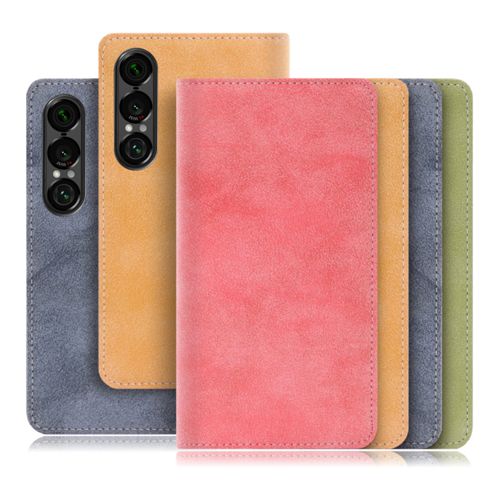 [ LOOF SIKI ] Xperia 1 VII SO-51F スマホケース ケース カバー 手帳型ケース カード収納 マグネットなし ベルトなし [ Xperia 1 VII ]