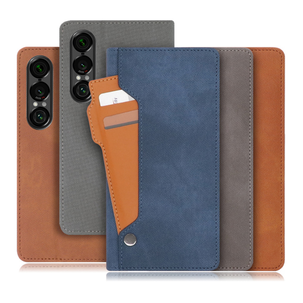 [ LOOF STORAGE ] Xperia 1 VII SO-51F スマホケース ケース カバー 手帳型ケース カード収納 マグネットなし ベルトなし [ Xperia 1 VII ]