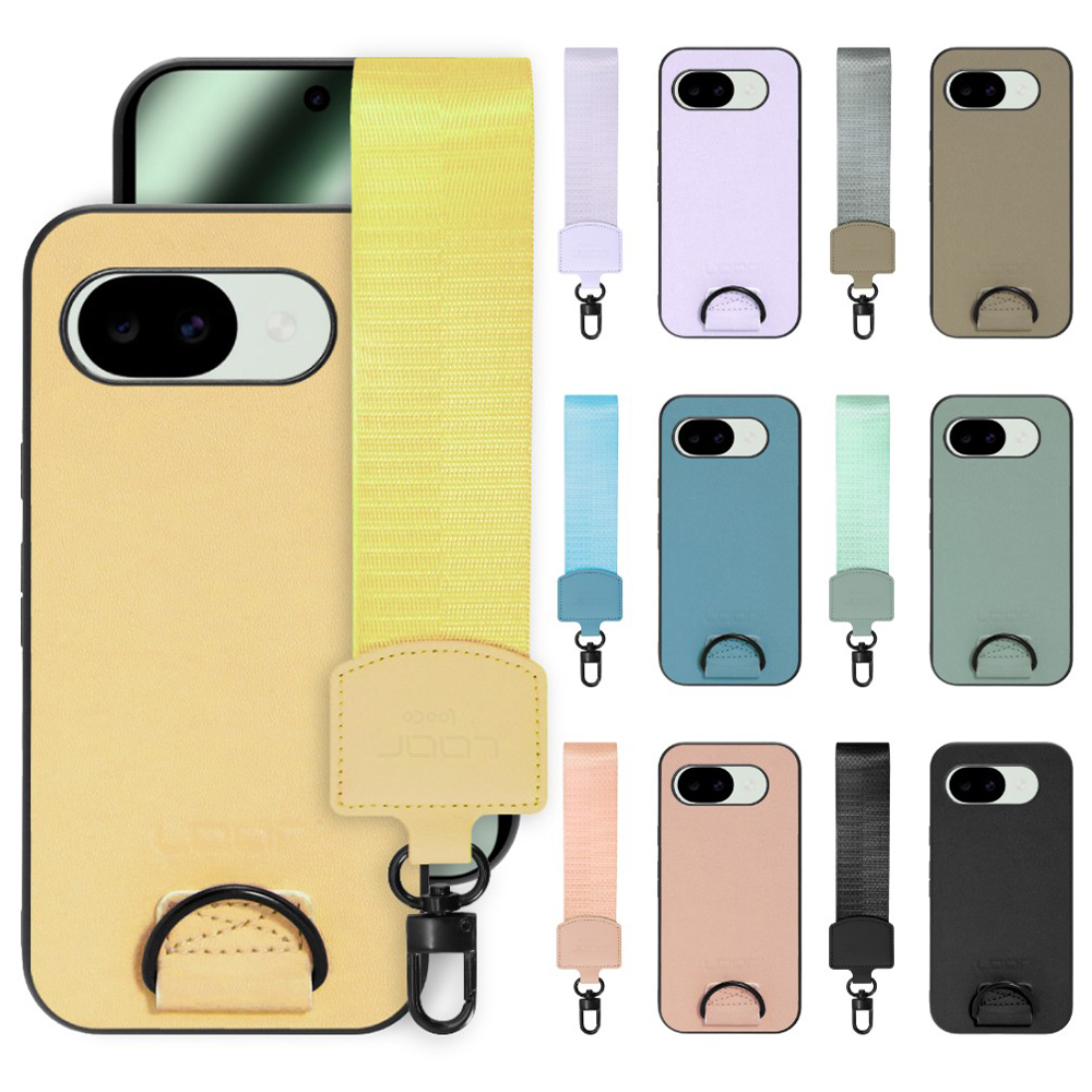 [ LOOF STRAP-SHELL (ショートVer.) ] Google Pixel 10a グーグル ピクセル スマホケース 背面 ケース カバー ハードケース ハンドストラップ  本革 [ Google Pixel 10a ]