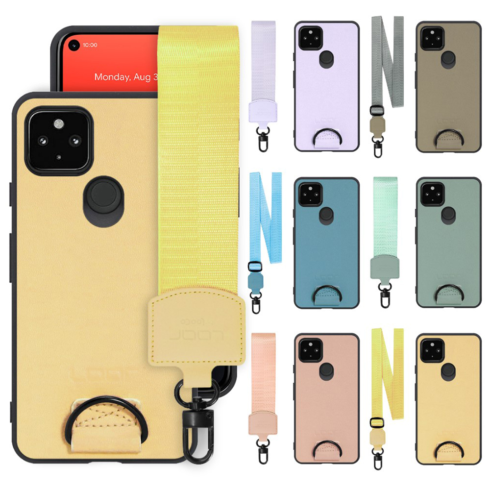 [ LOOF STRAP-SHELL ] Google Pixel 5 pixel5 Googlepixel5 スマホケース 背面 ケース カバー ハードケース ショルダー スマホショルダー ストラップ 肩掛け 首掛け 本革 [ Google Pixel 5 ]