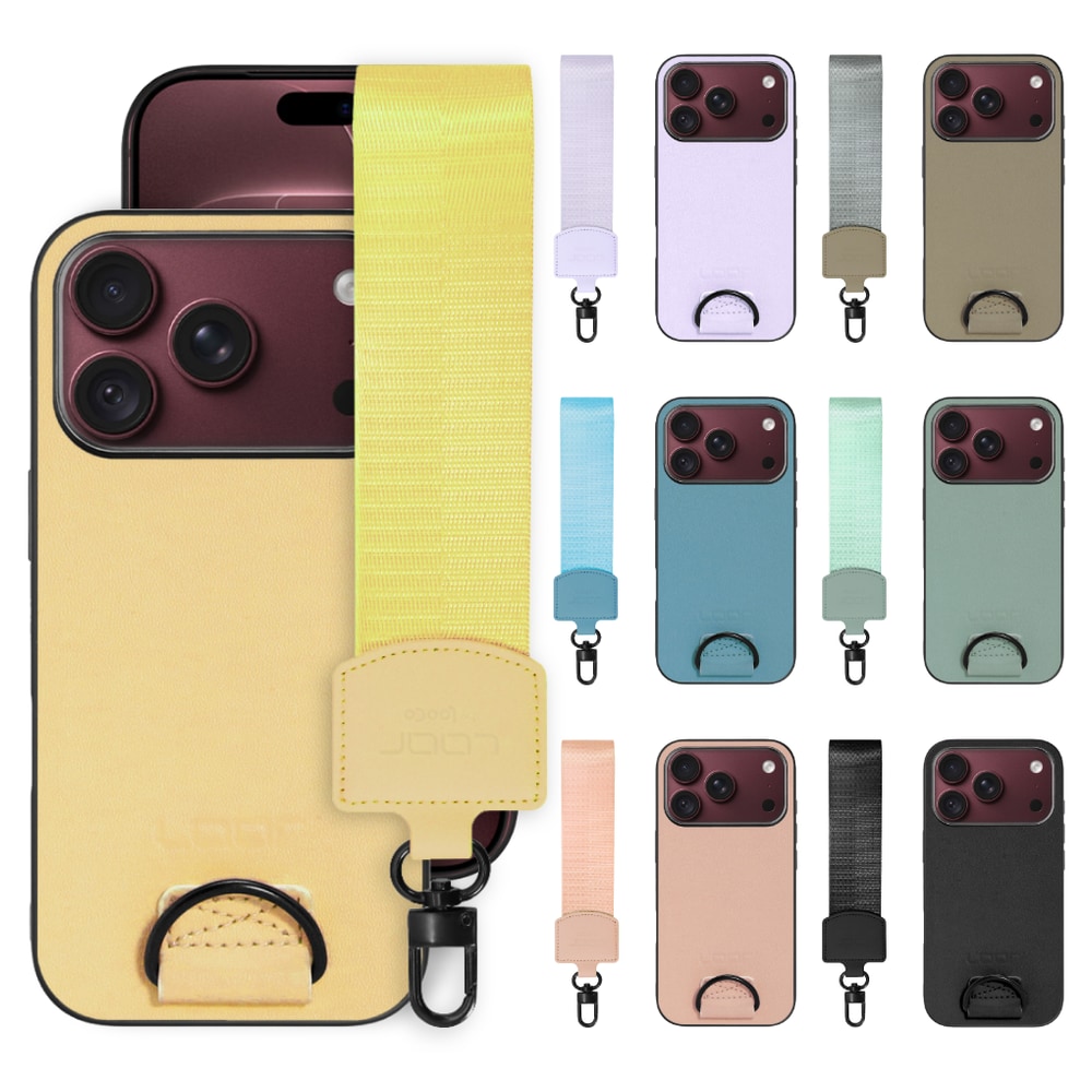 [ LOOF STRAP-SHELL (ショートVer.) ] iPhone 18 Pro iPhone18 Pro アイフォン18 プロ スマホケース 背面 ケース カバー ハードケース ハンドストラップ  本革 [ iPhone 18 Pro ]
