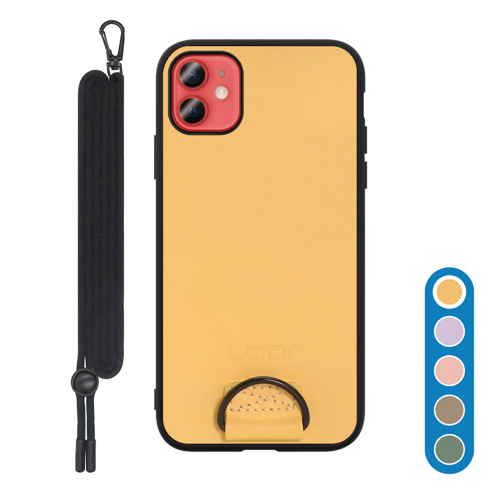 [ LOOF STRAP-SHELL ] iPhone 12 mini iphone12mini 12mini 12ミニ スマホケース 背面 ケース カバー ハードケース ショルダー スマホショルダー ストラップ 肩掛け 首掛け 本革 [ iPhone 12 mini ]