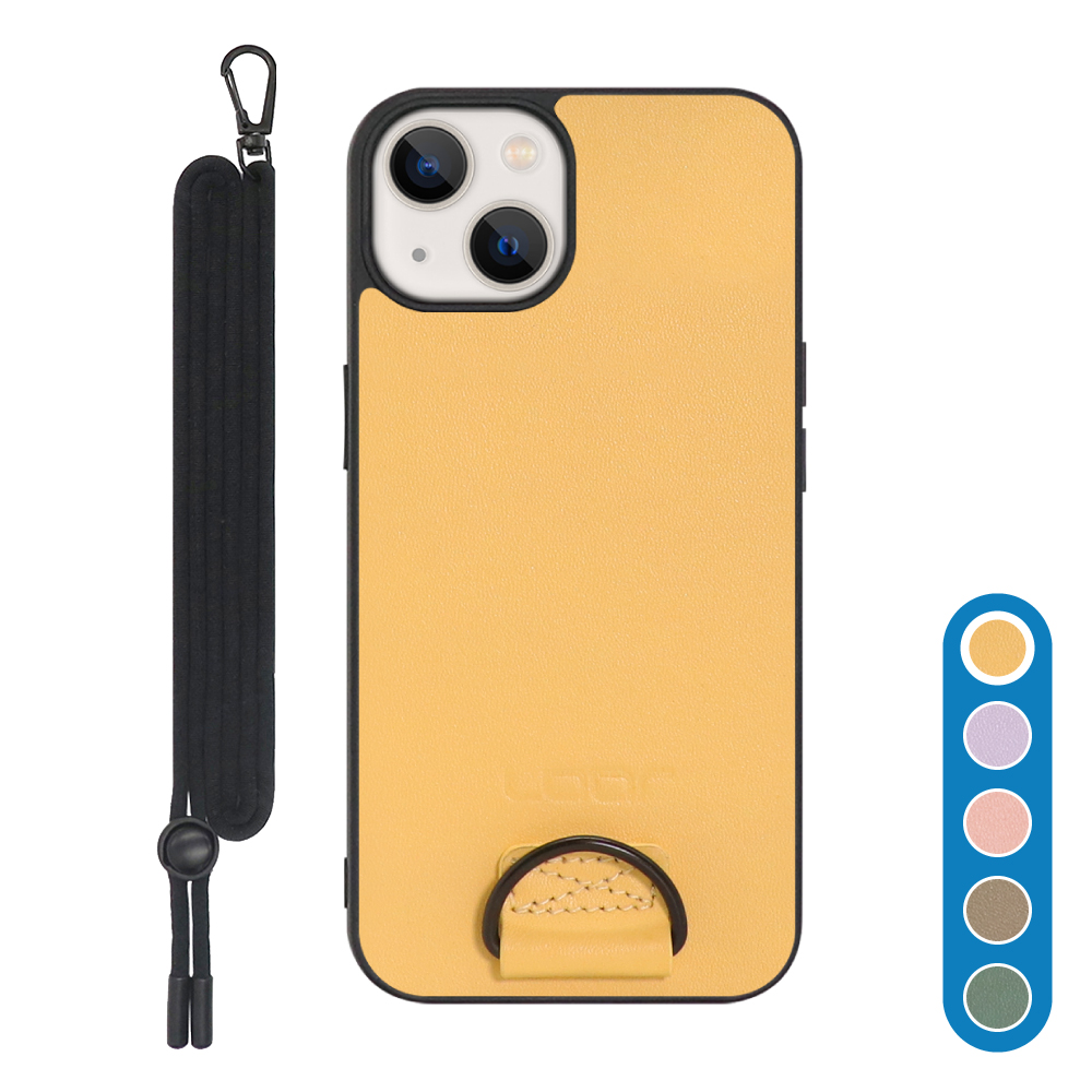 [ LOOF STRAP-SHELL ] iPhone 13 mini iphone13mini 13mini ミニ スマホケース 背面 ケース カバー ハードケース ショルダー スマホショルダー ストラップ 肩掛け 首掛け 本革 [ iPhone 13 mini ]