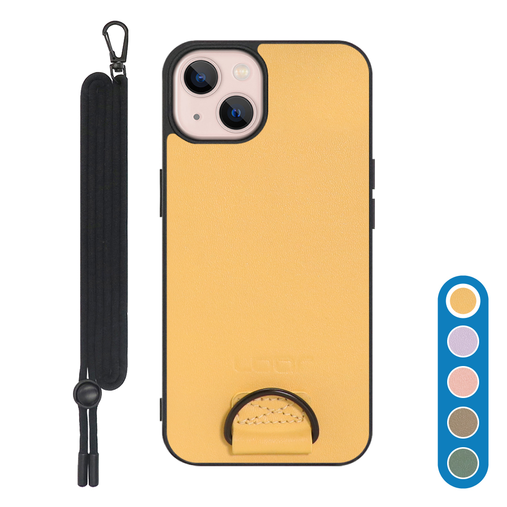 [ LOOF STRAP-SHELL ] iPhone 13 iphone13 スマホケース 背面 ケース カバー ハードケース ショルダー スマホショルダー ストラップ 肩掛け 首掛け 本革 [ iPhone 13 ]