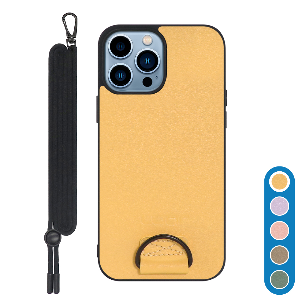 [ LOOF STRAP-SHELL ] iPhone 13 Pro iphone13pro 13pro プロ スマホケース 背面 ケース カバー ハードケース ショルダー スマホショルダー ストラップ 肩掛け 首掛け 本革 [ iPhone 13 Pro ]