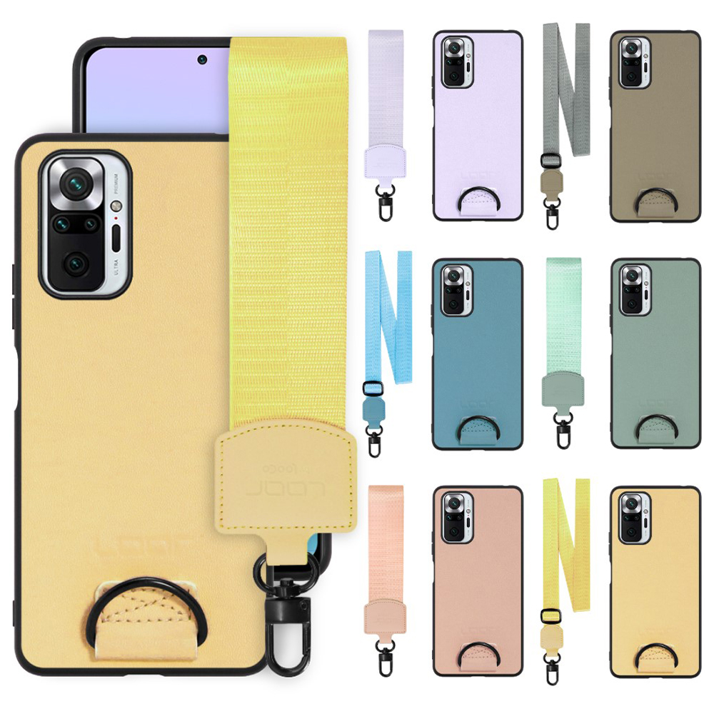 [ LOOF STRAP-SHELL ] Xiaomi Redmi Note 10 Pro redminote10pro note10pro redminote 10pro スマホケース 背面 ケース カバー ハードケース ショルダー スマホショルダー ストラップ 肩掛け 首掛け 本革 [ Redmi Note 10 Pro ]