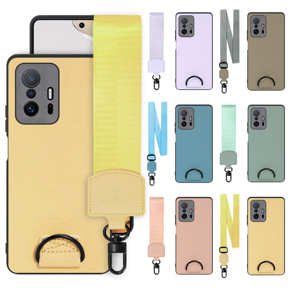 [ LOOF STRAP-SHELL ] Xiaomi 11T / 11T Pro xiaomi11t xiaomi11tpro 11tpro プロ スマホケース 背面 ケース カバー ハードケース ショルダー スマホショルダー ストラップ 肩掛け 首掛け 本革 [ Xiaomi 11T / 11T Pro ]