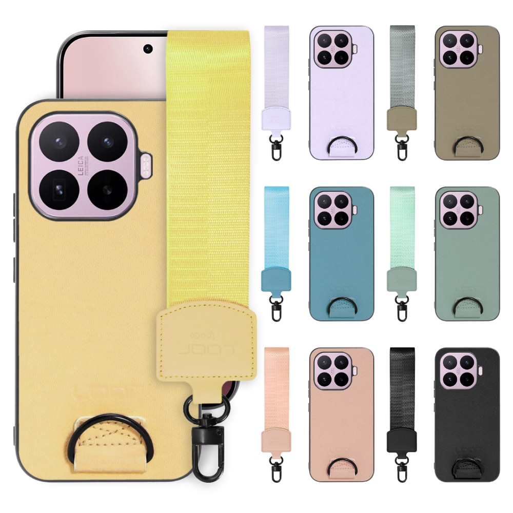 [ LOOF STRAP-SHELL (ショートVer.) ] Xiaomi 17T シャオミ スマホケース 背面 ケース カバー ハードケース ハンドストラップ  本革 [ Xiaomi 17T ]