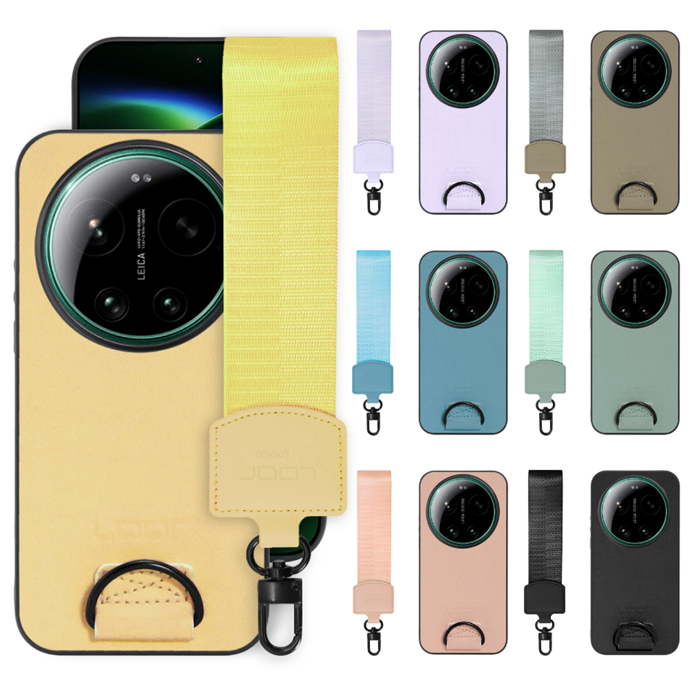 [ LOOF STRAP-SHELL (ショートVer.) ] Xiaomi 17 Ultra  スマホケース 背面 ケース カバー ハードケース ハンドストラップ  本革 [ Xiaomi 17 Ultra ]