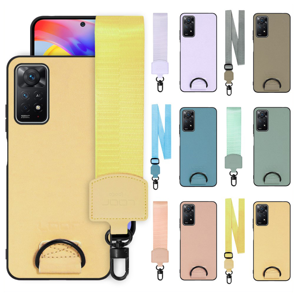 [ LOOF STRAP-SHELL ] Xiaomi Redmi Note 11 Pro 5G redminote11pro5g note11pro 11pro スマホケース 背面 ケース カバー ハードケース ショルダー スマホショルダー ストラップ 肩掛け 首掛け 本革 [ Redmi Note 11 Pro 5G ]