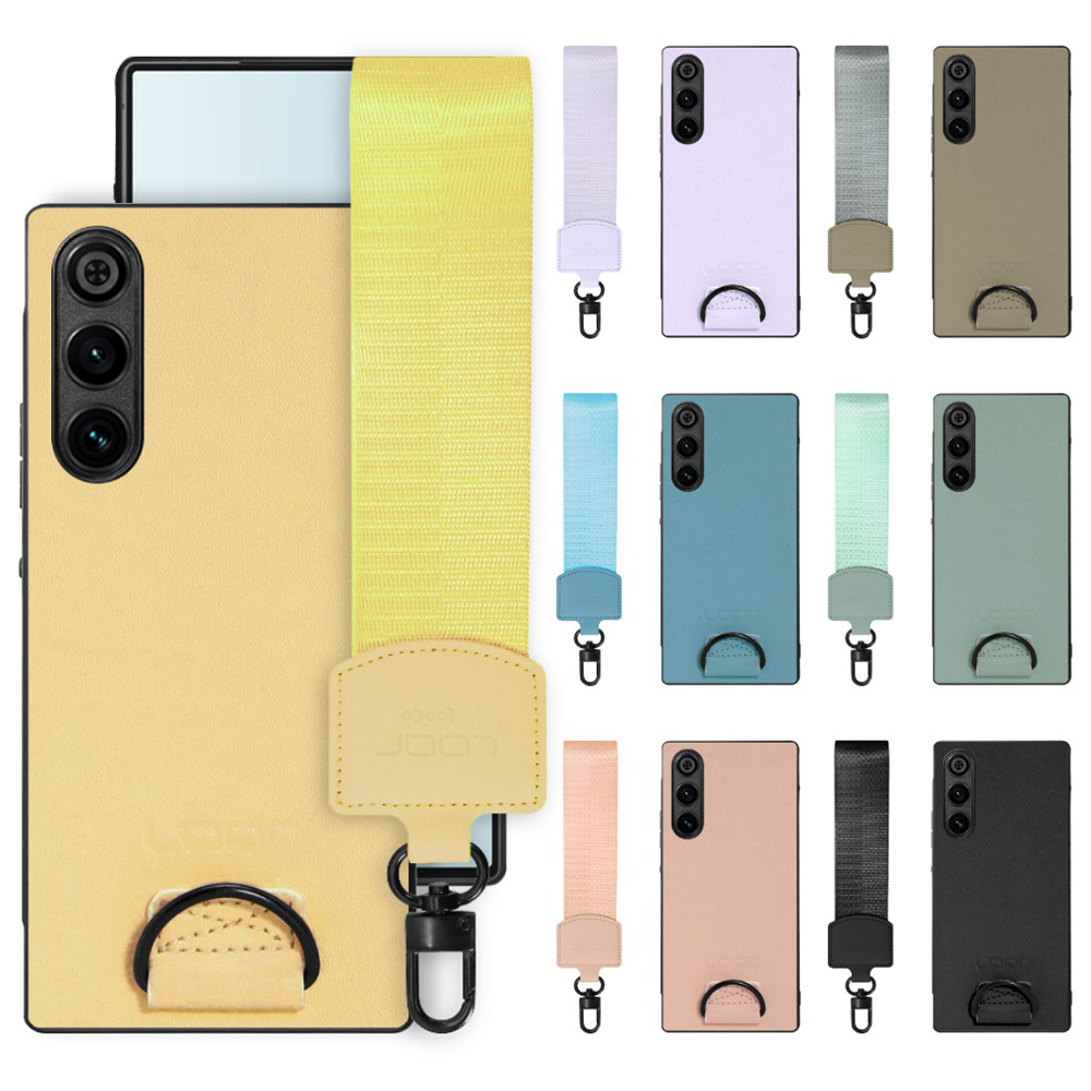[ LOOF STRAP-SHELL (ショートVer.) ] REDMAGIC 10 Air nubia スマホケース 背面 ケース カバー ハードケース ハンドストラップ  本革 [ REDMAGIC 10 Air ]