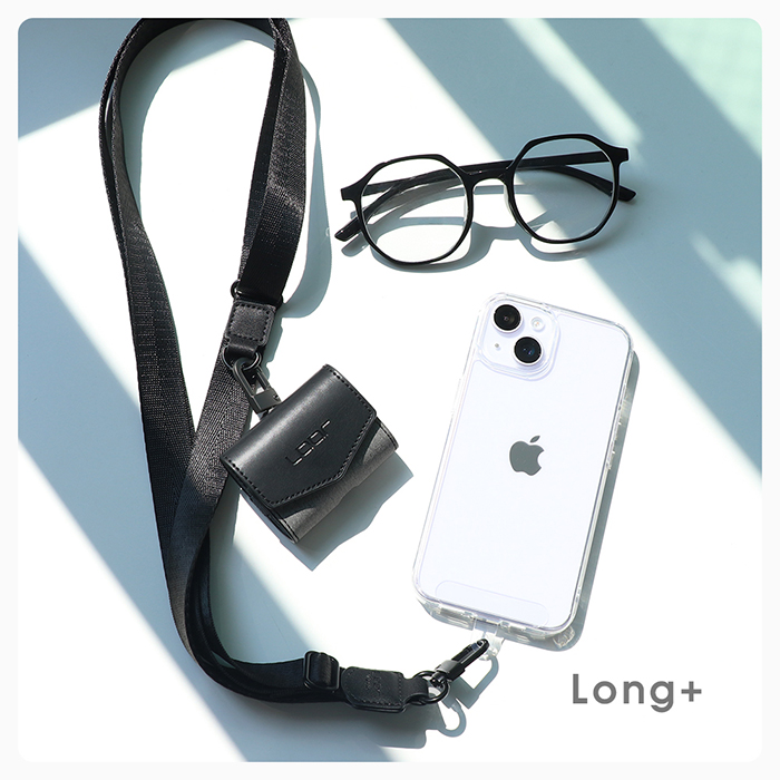 LOOF 組み合わせ自由 ストラップ 単品 ショルダーケース ショルダー ロング ショート ナイロン スマホストラップ スマホショルダー 本革 調節可能 付け替え 小物フック オリジナルストラップ