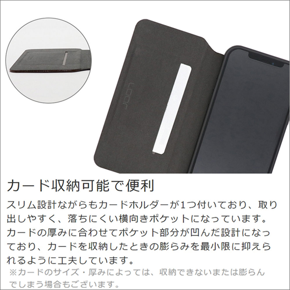 [ LOOF SLIM-FIT ] Xperia 1 V 1V xperia1V スマホケース 背面 ケース カバー 手帳型 ハードケース カード収納 マグネットなし ストラップホール [ Xperia 1 V ]
