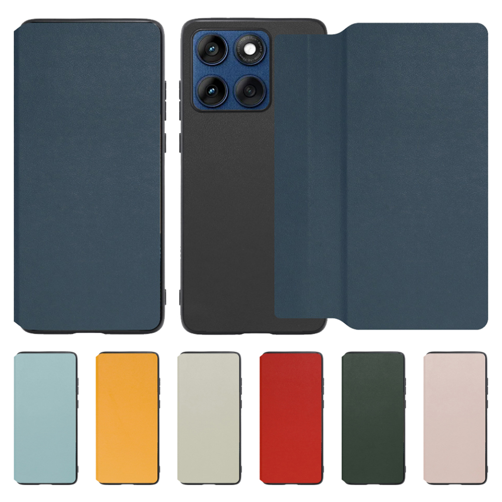 [ LOOF SLIM-FIT ] motorola edge 60 モトローラ XT2507-3 XT2507-6 スマホケース 背面 ケース カバー 手帳型 ハードケース カード収納 ポケットあり/なし マグネットなし ストラップホール [ motorola edge 60 ]