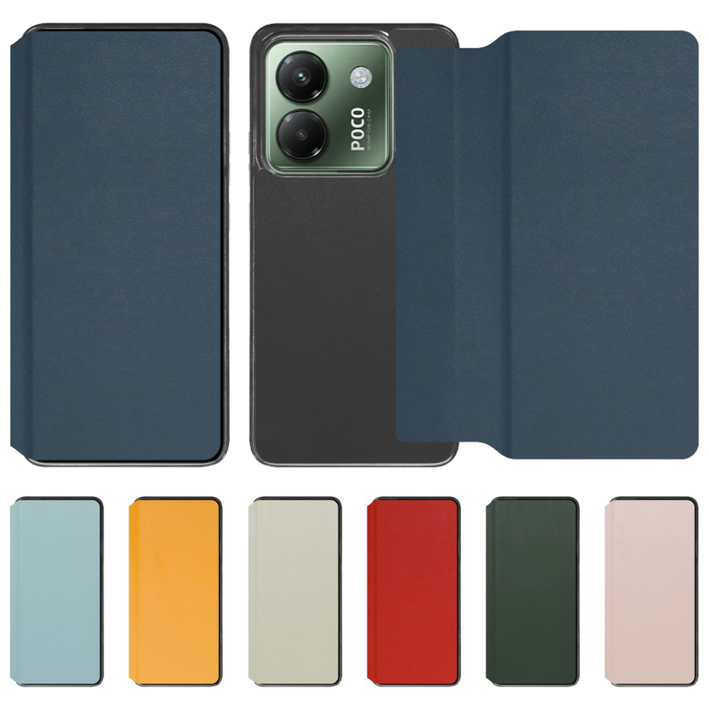 [ LOOF SLIM-FIT ] POCO M7 Pro 5G Xiaomi シャオミ スマホケース 背面 ケース カバー 手帳型 ハードケース カード収納 ポケットあり/なし マグネットなし ストラップホール [ POCO M7 Pro 5G ]