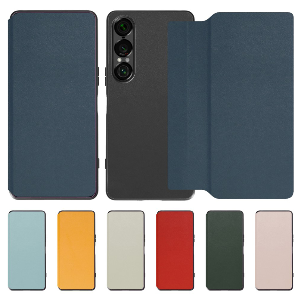 [ LOOF SLIM-FIT ] Xperia 1 VII SO-51F スマホケース 背面 ケース カバー 手帳型 ハードケース カード収納 ポケットあり/なし マグネットなし ストラップホール [ Xperia 1 VII ]