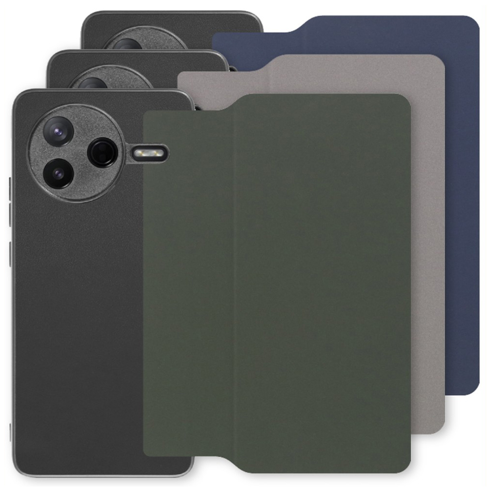 [ LOOF SKIN-FIT ] POCO F7 Pro Xiaomi シャオミ スマホケース 背面 ケース カバー 手帳型 ハードケース カード収納 マグネットなし ストラップホール [ POCO F7 Pro ]