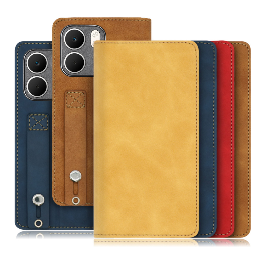 [ LOOF HOLD-LITE ] OPPO A5x オッポ スマホケース ケース カバー 手帳型ケース 背面ベルト カード収納 ベルトなし マグネットなし [ OPPO A5x 用 ]