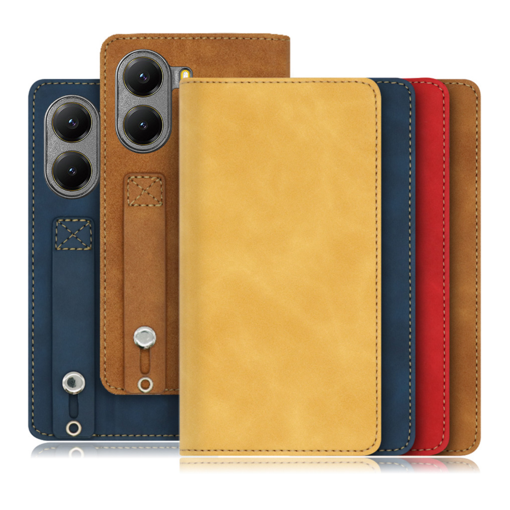 [ LOOF HOLD-LITE ] POCO X7 Pro Xiaomi スマホケース ケース カバー 手帳型ケース 背面ベルト カード収納 ベルトなし マグネットなし [ POCO X7 Pro ]