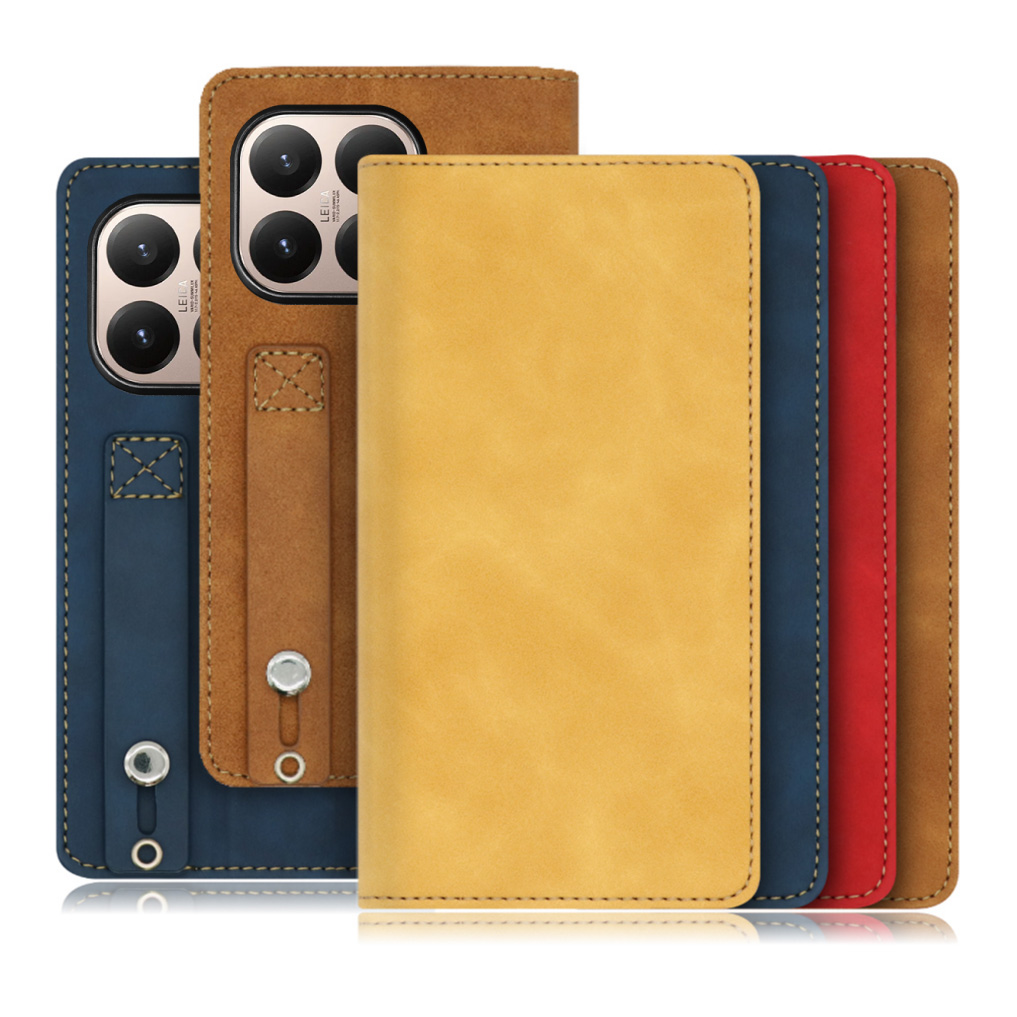 [ LOOF HOLD-LITE ] Xiaomi 15T シャオミ 15T スマホケース ケース カバー 手帳型ケース 背面ベルト カード収納 ベルトなし マグネットなし [ Xiaomi 15T ]