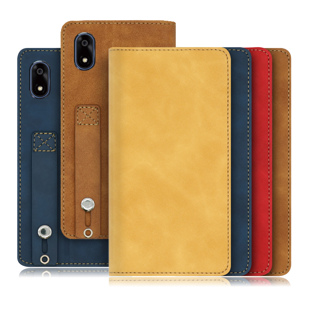 [ LOOF HOLD-LITE ] かんたんスマホ4 A402ZT ZTE スマホケース ケース カバー 手帳型ケース 背面ベルト カード収納 ベルトなし マグネットなし [ かんたんスマホ4 ]