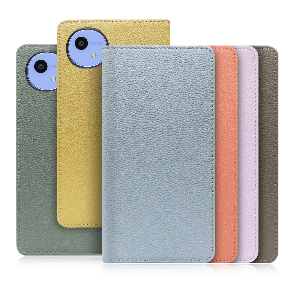 [ LOOF BOOK ] AQUOS wish5 アクオス SH-52F スマホケース ケース カバー 手帳型ケース カード収納 本革 マグネットなし ベルトなし [ AQUOS wish5 ]