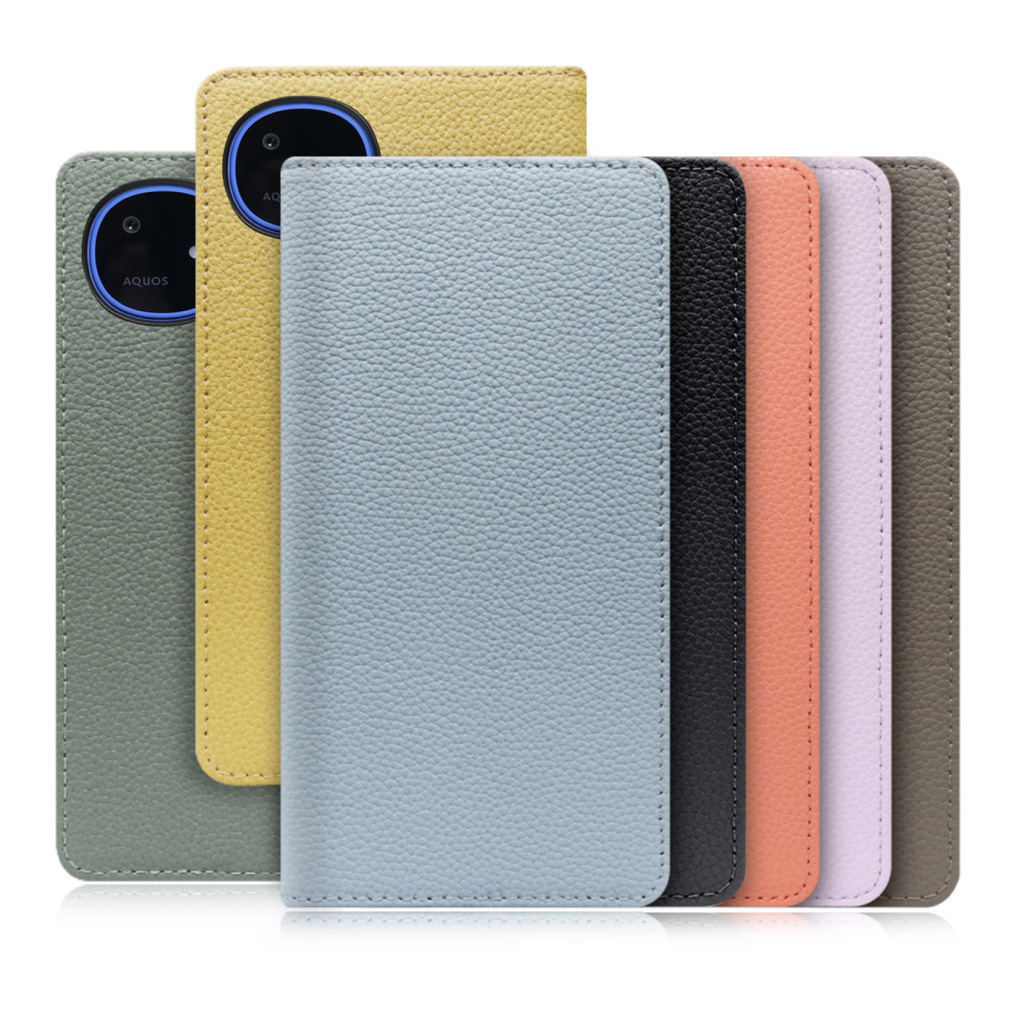 [ LOOF BOOK ] AQUOS wish6 SH-M36 スマホケース ケース カバー 手帳型ケース カード収納 本革 マグネットなし ベルトなし [ AQUOS wish6 ]