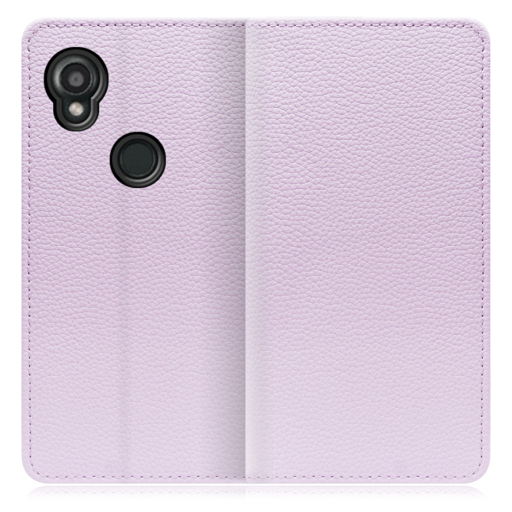 [ LOOF BOOK ] KYOCERA DIGNO SX3 KYG02 dignosx3 ディグノ 京セラ KYOCERA スマホケース ケース カバー 手帳型ケース カード収納 本革 マグネットなし ベルトなし [ DIGNO SX3 KYG02 / ラベンダー ]