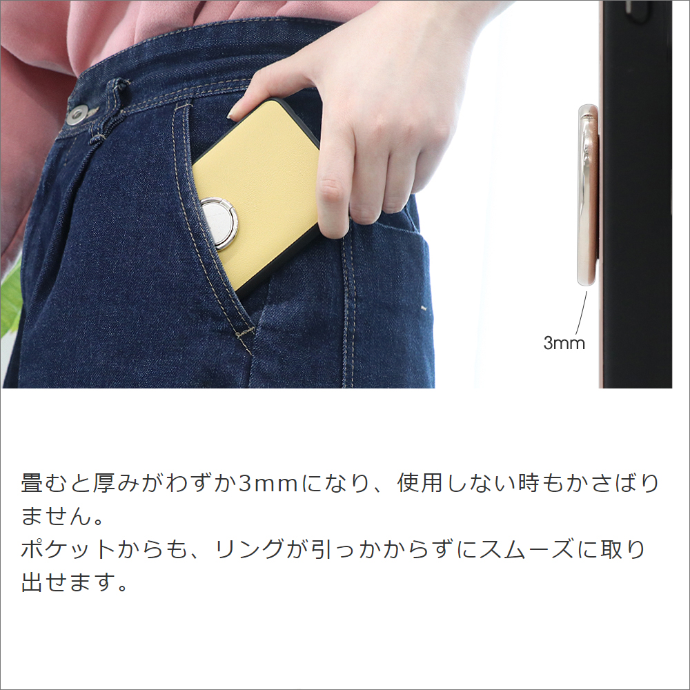 [ LOOF RING-SHELL ] Xiaomi Redmi 9T redmi9t スマホケース 背面 ケース カバー ハードケース スマホリング リング付き 本革 ストラップホール [ Redmi 9T ]