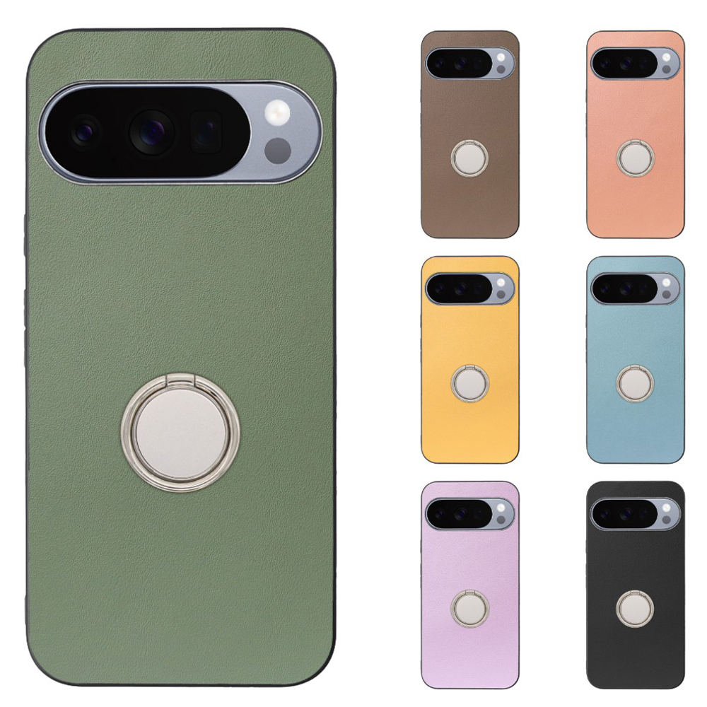 [ LOOF RING-SHELL (シンプル Ver.) ] Google Pixel 10 Pro XL Google Pixel10proxl ピクセル10プロXL スマホケース 背面 ケース カバー ハードケース スマホリング リング付き 本革 ストラップホール [ Google Pixel 10 Pro XL ]