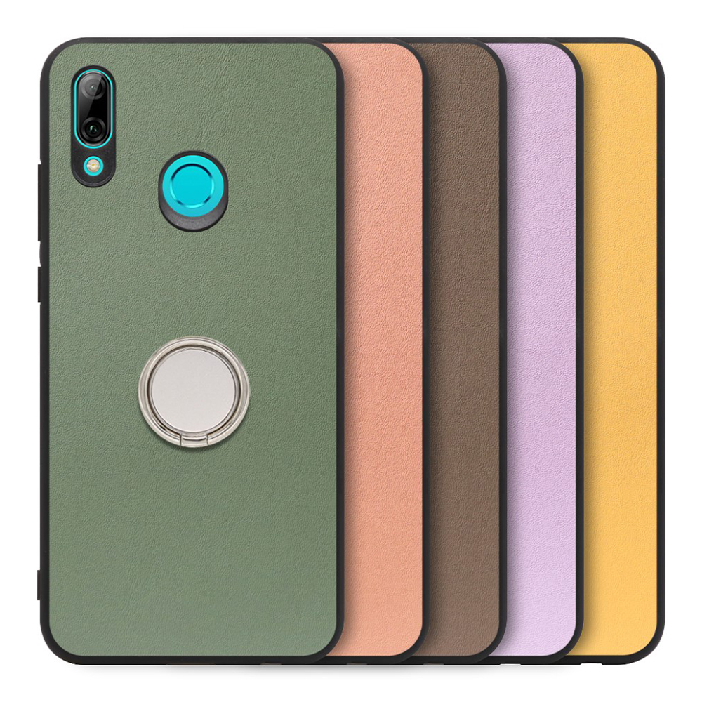 [ LOOF RING-SHELL ] HUAWEI nova lite 3 POT-LX2J novalite3 novalite 3 スマホケース 背面 ケース カバー ハードケース スマホリング リング付き 本革 ストラップホール [ HUAWEI nova lite 3 ]