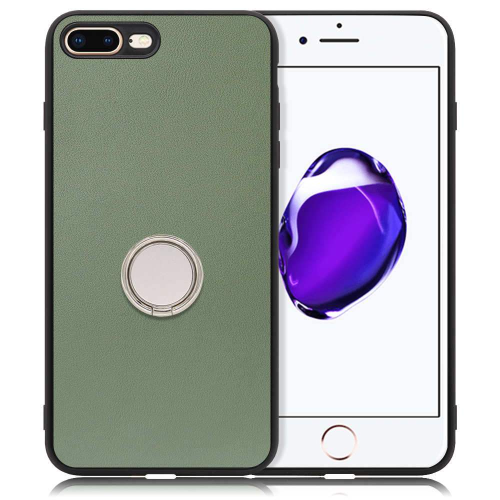 [ LOOF RING-SHELL ] iPhone 7 Plus / 8 Plus iphone7plus iphone8plus 7plus 8plus スマホケース 背面 ケース カバー ハードケース スマホリング リング付き 本革 ストラップホール [ iPhone 7 Plus / 8 Plus ]
