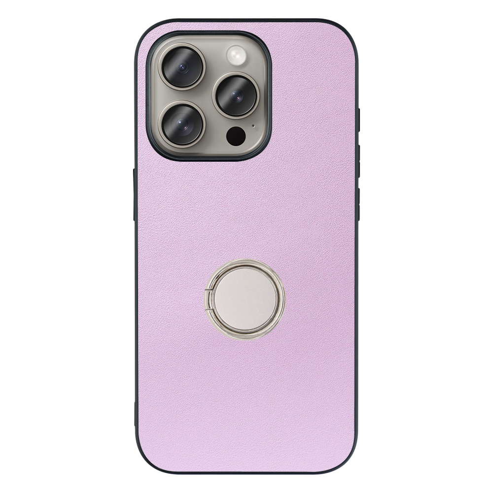 [ LOOF RING-SHELL ] iPhone 15 Pro iPhone15 Pro アイフォン15 プロ iPhone 15 Pro 15Pro アイフォン 15 スマホケース 背面 ケース カバー ハードケース スマホリング リング付き 本革 ストラップホール [ iPhone 15 Pro ]