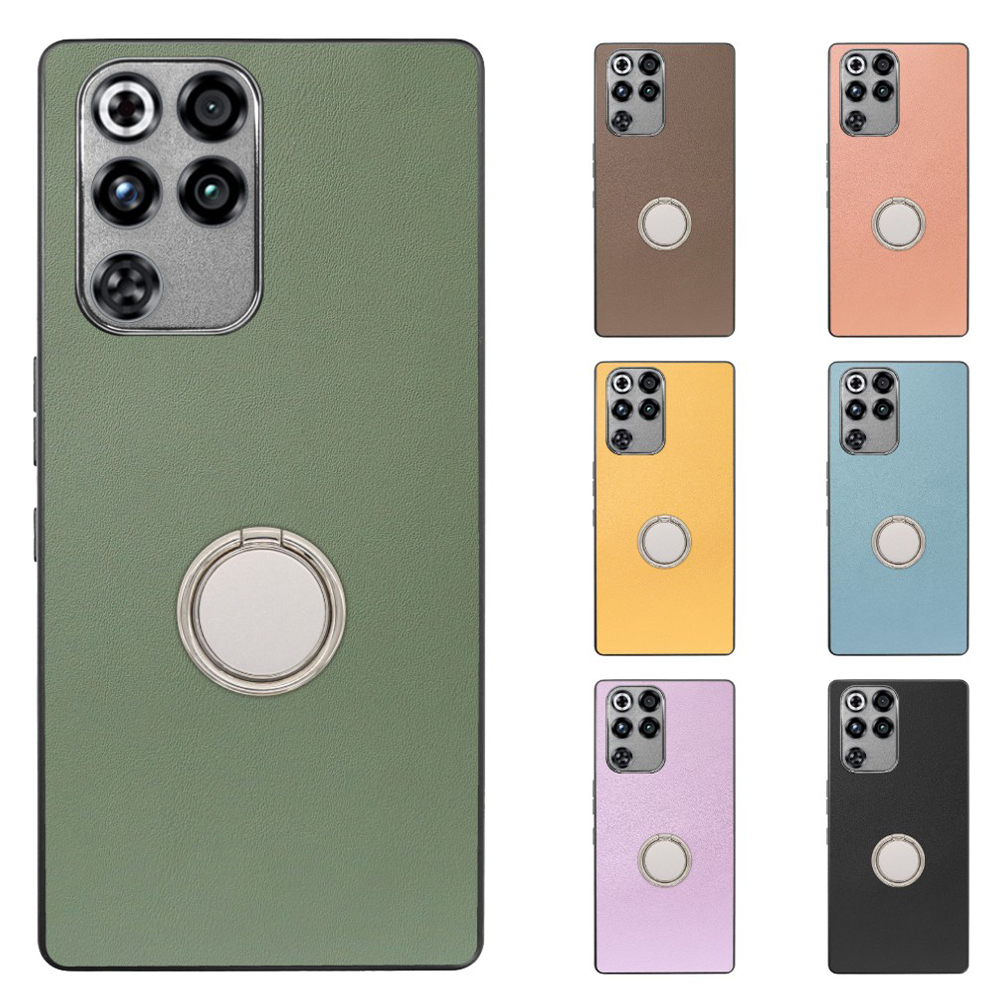 [ LOOF RING-SHELL (シンプル Ver.) ] REDMAGIC 11 Pro NX809J ZTE nubia スマホケース 背面 ケース カバー ハードケース スマホリング リング付き 本革 ストラップホール [ REDMAGIC 11 Pro ]