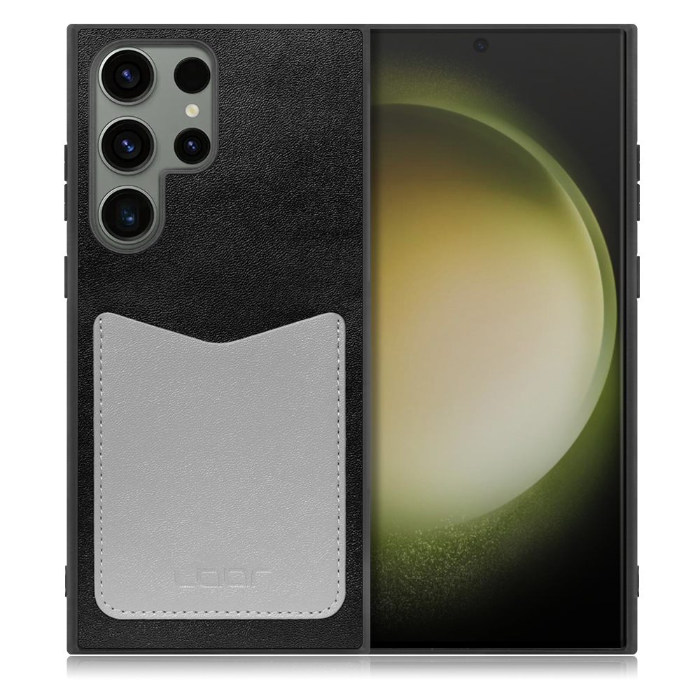 [ LOOF PASS-SHELL ] Galaxy S23 Ultra s23ultra スマホケース 背面 ケース カバー ハードケース カード収納 カードホルダー ストラップホール [ Galaxy S23 Ultra ]