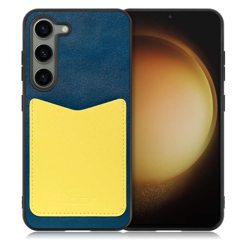 [ LOOF PASS-SHELL ] Galaxy S23 スマホケース 背面 ケース カバー ハードケース カード収納 カードホルダー ストラップホール [ Galaxy S23 ]