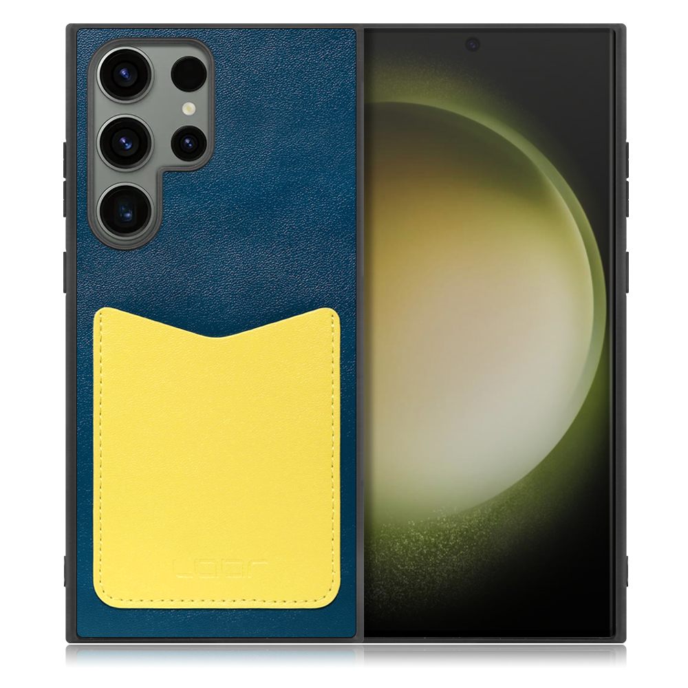 [ LOOF PASS-SHELL ] Galaxy S23 Ultra s23ultra スマホケース 背面 ケース カバー ハードケース カード収納 カードホルダー ストラップホール [ Galaxy S23 Ultra ]