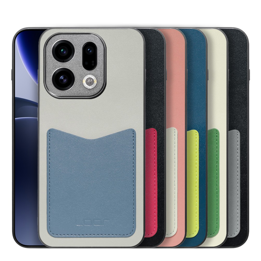 [ LOOF PASS-SHELL ] OPPO Find X9 OPG07 CPH2797 スマホケース 背面 ケース カバー ハードケース カード収納 カードホルダー ストラップホール [ OPPO Find X9 ]