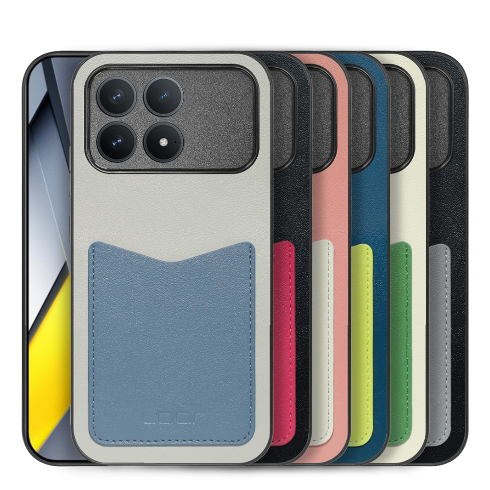 [ LOOF PASS-SHELL ] POCO F8 Pro Xiaomi スマホケース 背面 ケース カバー ハードケース カード収納 カードホルダー ストラップホール [ POCO F8 Pro ]