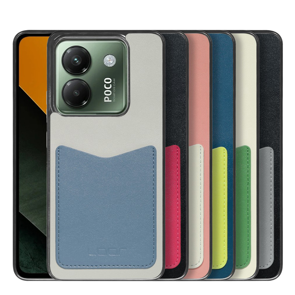 [ LOOF PASS-SHELL ] POCO M7 Pro 5G Xiaomi シャオミ スマホケース 背面 ケース カバー ハードケース カード収納 カードホルダー ストラップホール [ POCO M7 Pro 5G ]