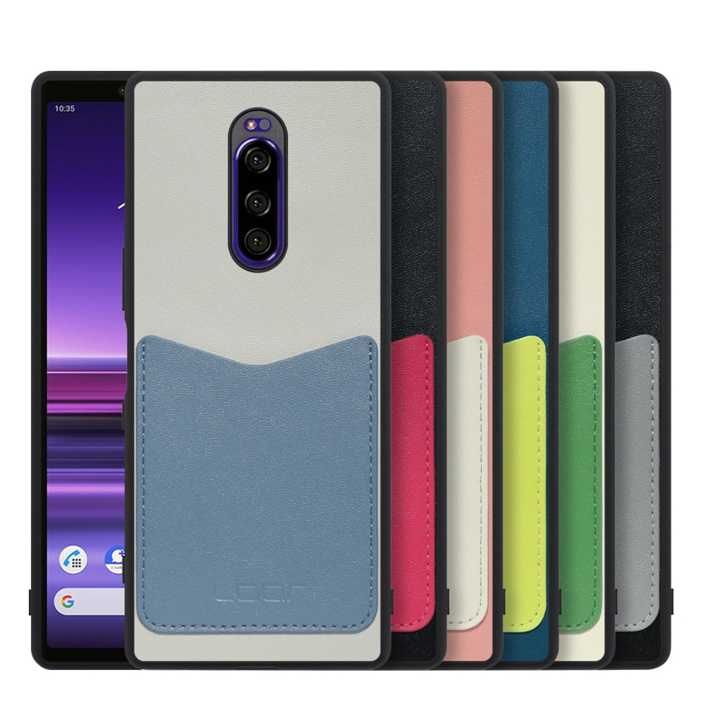 [ LOOF PASS-SHELL ] Xperia 1 / 1 Professional Edition xperia1 スマホケース 背面 ケース カバー ハードケース カード収納 カードホルダー ストラップホール [ Xperia 1 / 1 Professional Edition ]