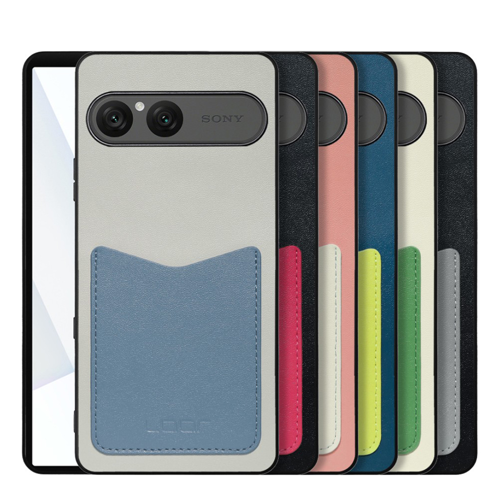 [ LOOF PASS-SHELL ] Xperia 10 VII エクスペリア XQ-FE44 スマホケース 背面 ケース カバー ハードケース カード収納 カードホルダー ストラップホール [ Xperia 10 VII 用 ]